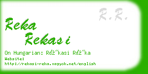 reka rekasi business card